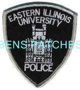 ILLINOIS,EASTERN ILLINOIS UNIVERSITY POLICE HAT PATCH 1_wm